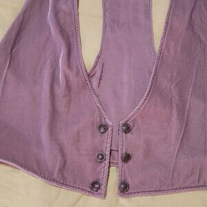 Free People Velvet Vest - L